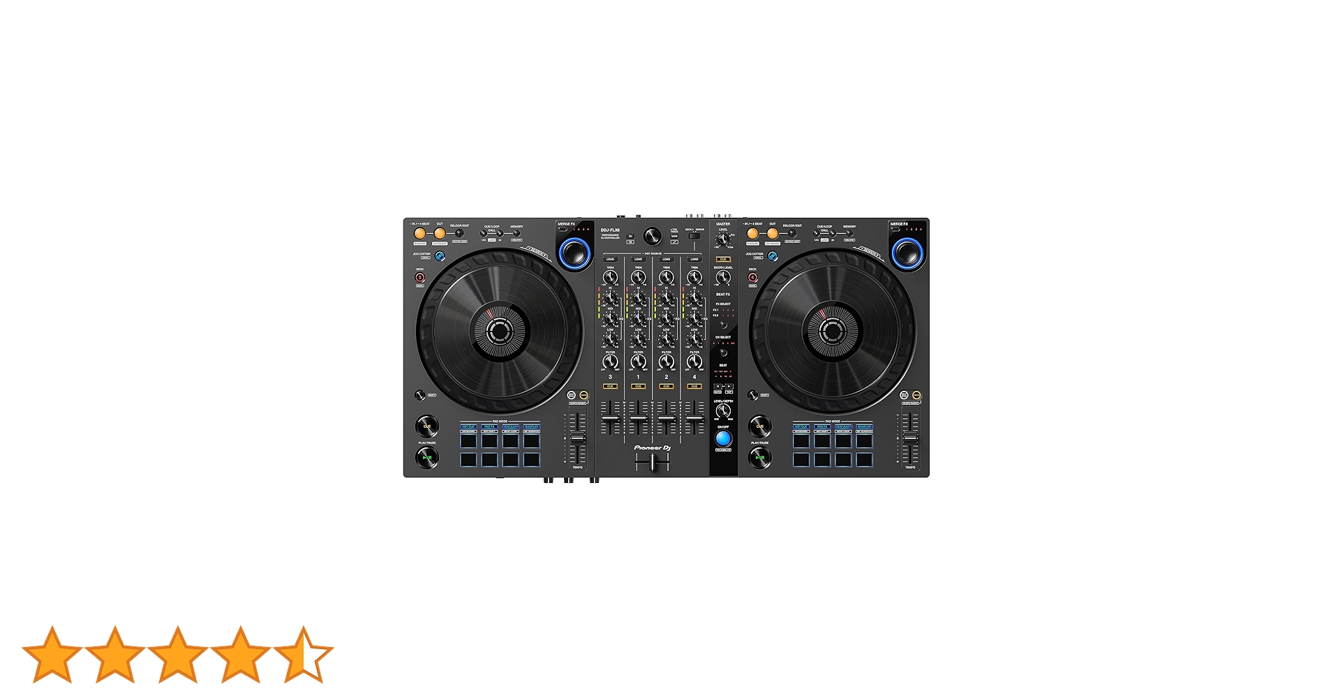 Pioneer DJ DDJ-FLX6 4 Channel DJ Controller - 8 Performance